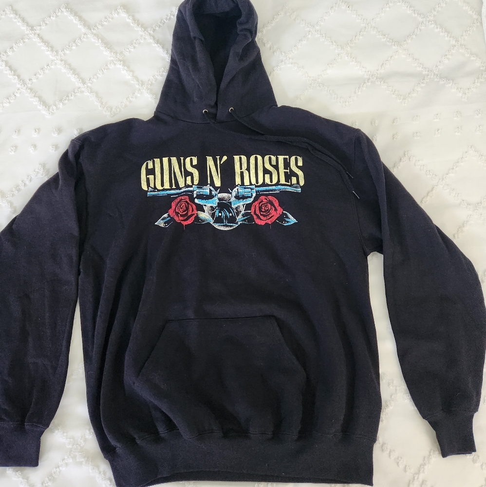 Guns N Roses Men's Black Hoodie-XL